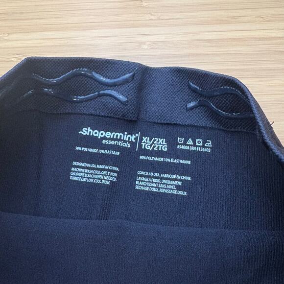 Shapermint XL/XXL Black High Waisted Shaper Panty 54008 Shapewear Neutral Comfy - Picture 7 of 10